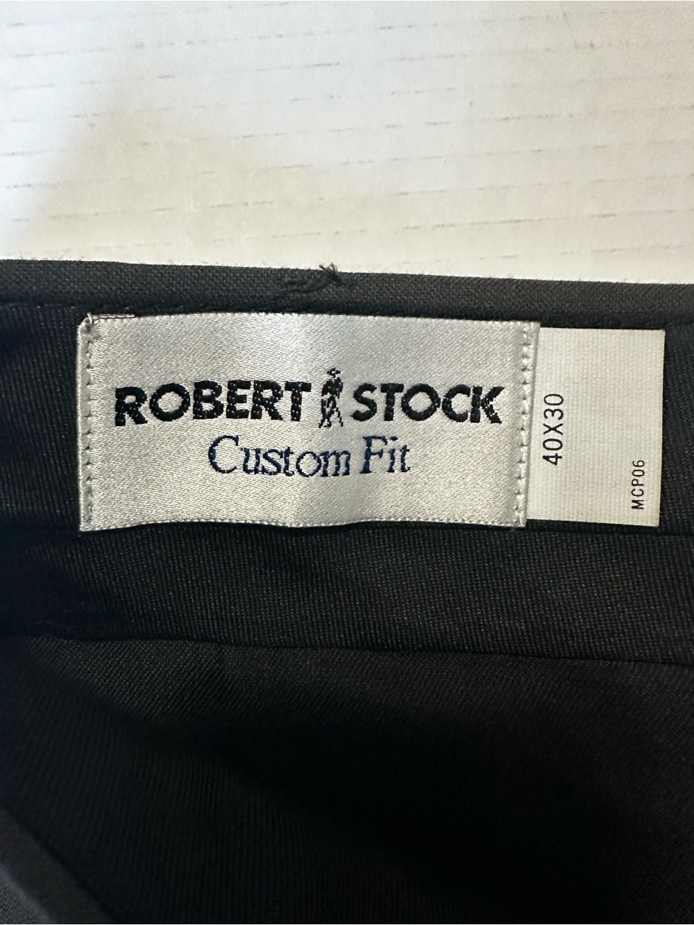 Robert Graham Black Dress Pants - Picture 4 of 5